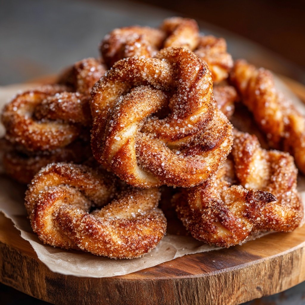 Zimt Zucker Brezel Bites