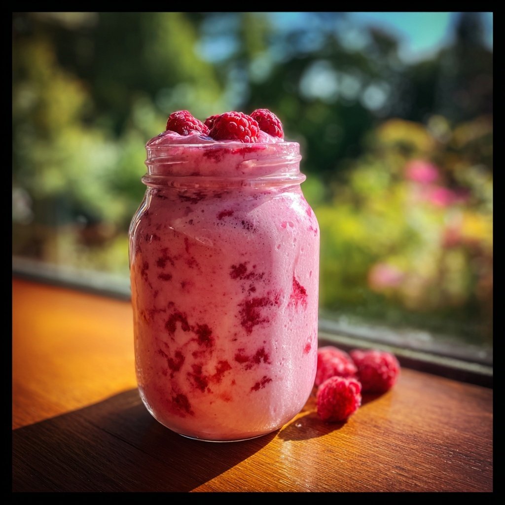 Himbeer Kefir Smoothie
