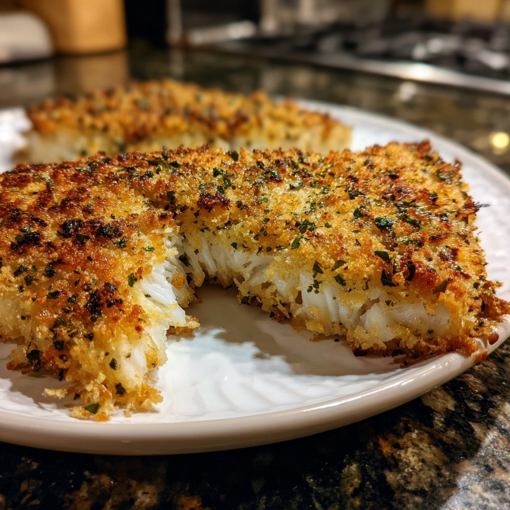 Kabeljau Mit Kräuterkruste