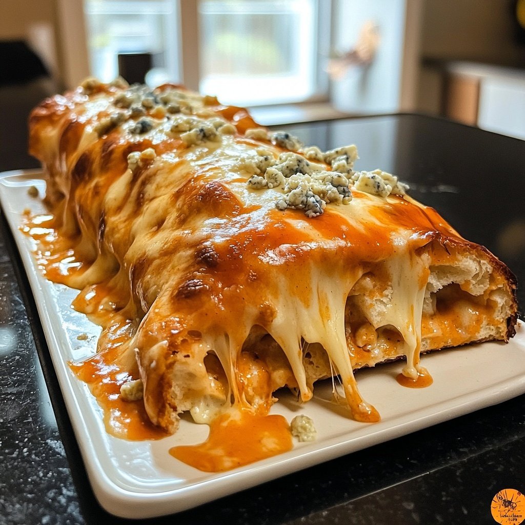 Buffalo gefüllte Pilze