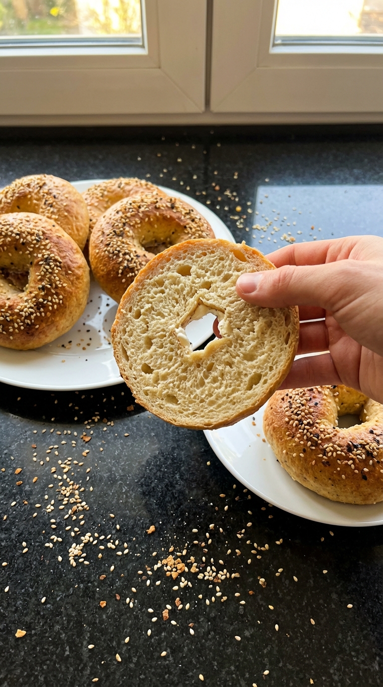 Spritzige Hochprotein Bagels​