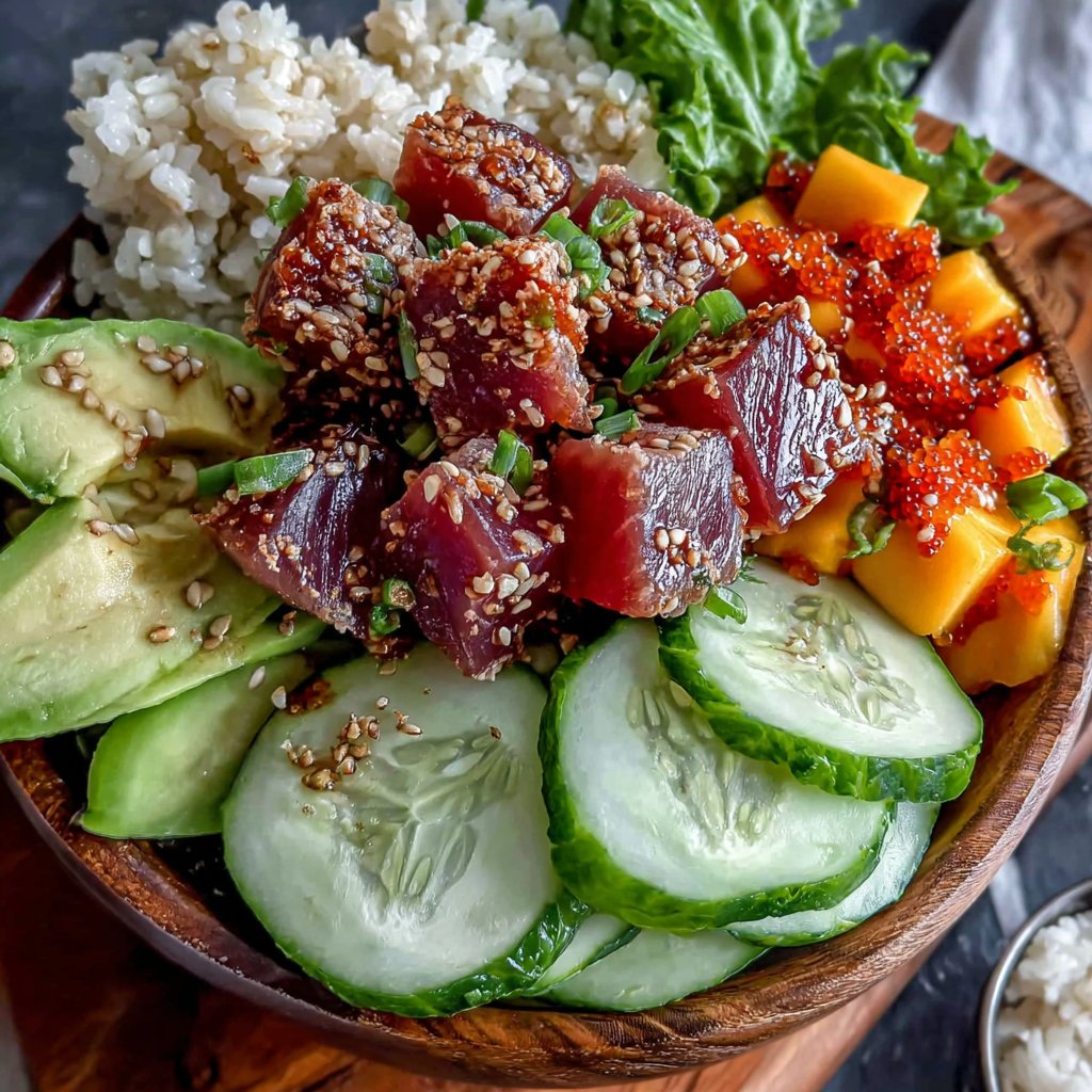 Thunfisch Poke Protein Bowl