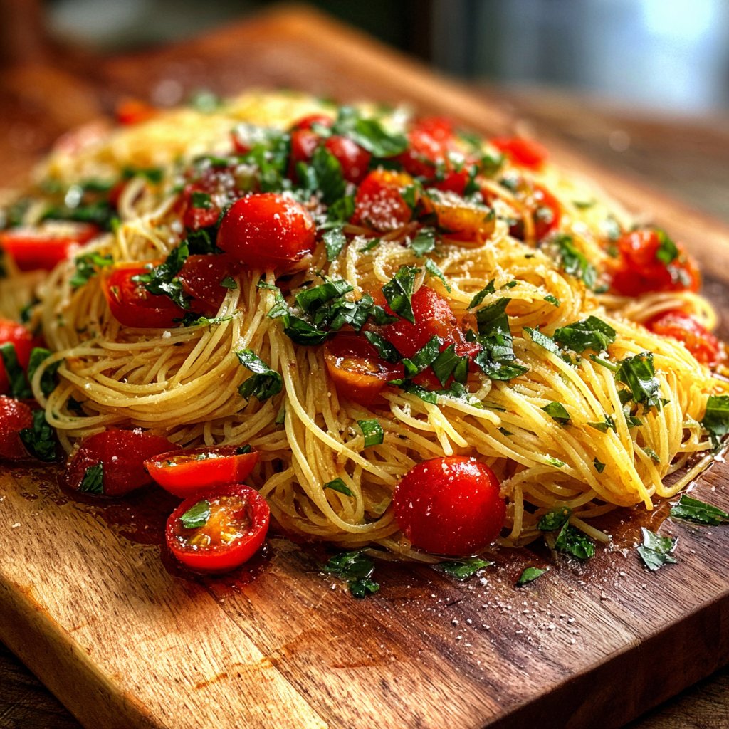 Tomaten-Basilikum-Engelshaar