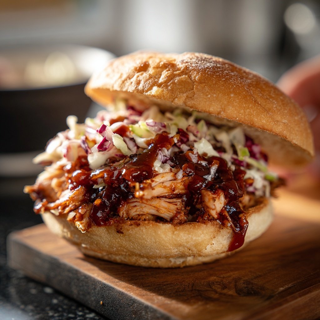 BBQ Hähnchen Sandwich Brötchen