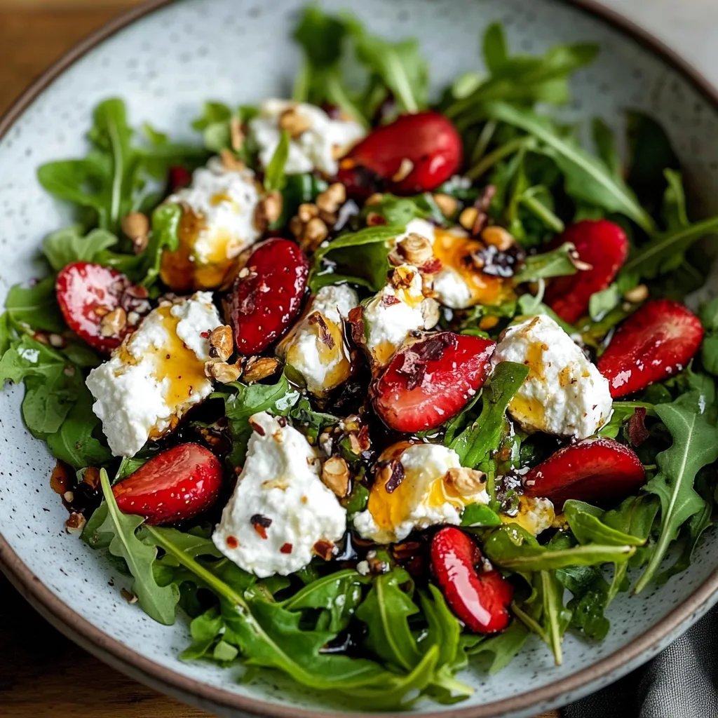 Granatapfel-Ziegenkäse-Rucola-Salat