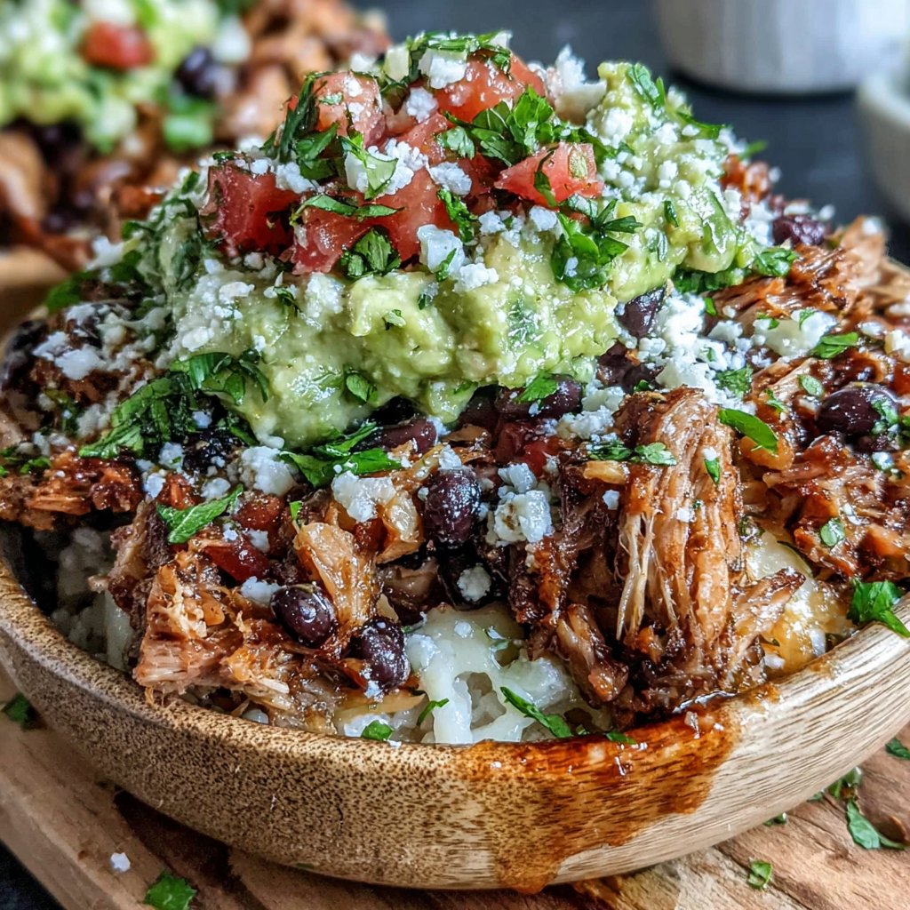 Schwein Carnitas Burrito Bowl