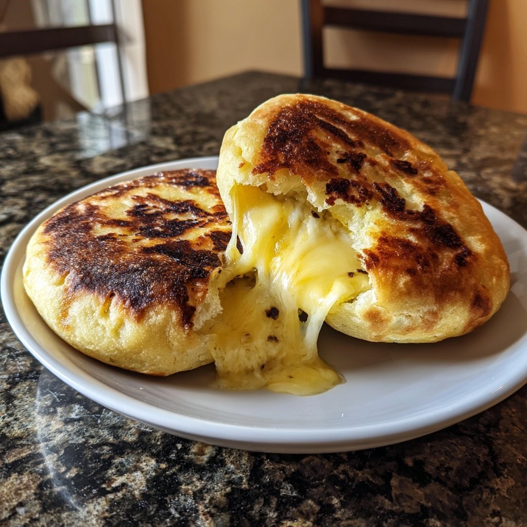 Arepas mit Käse Avocadofüllung