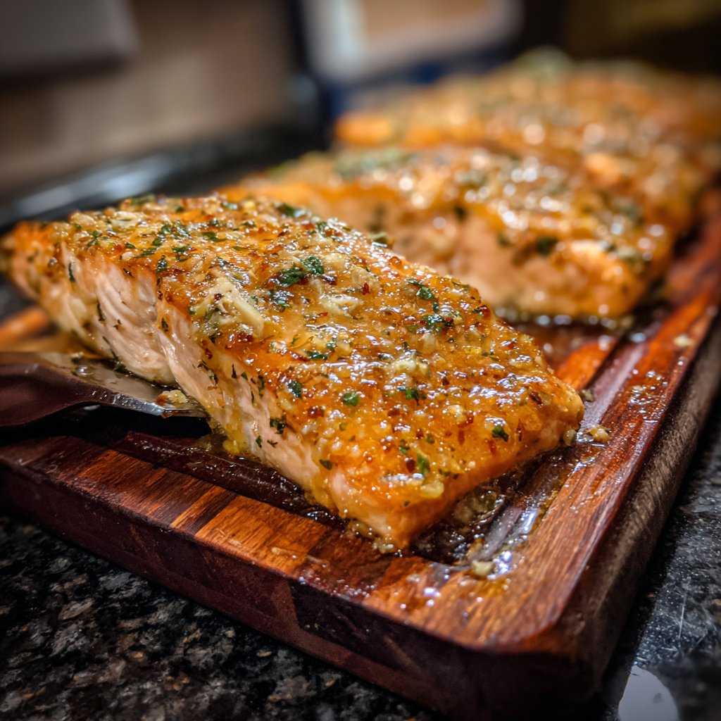 Knoblauch Zitronen Luftfrittiert Lachs