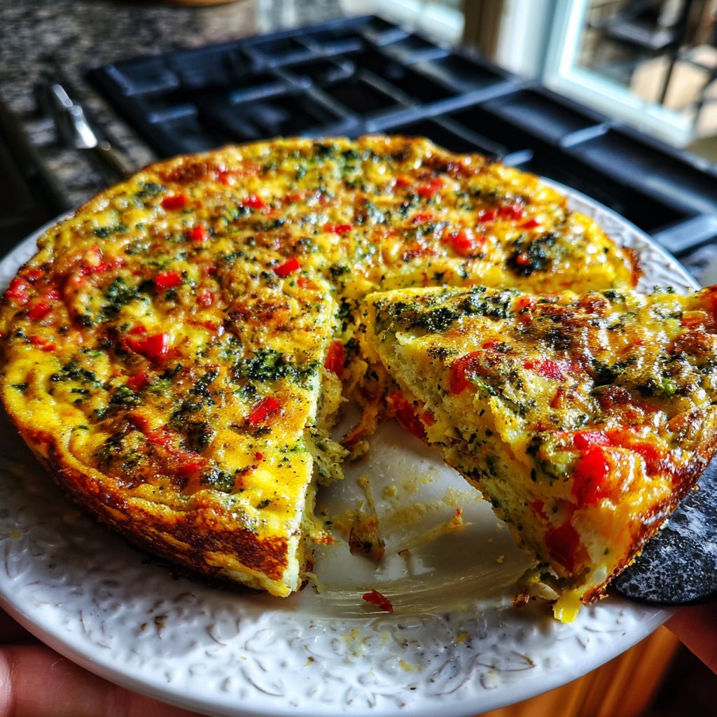 Schnelle und einfache Gemüse-Frittata