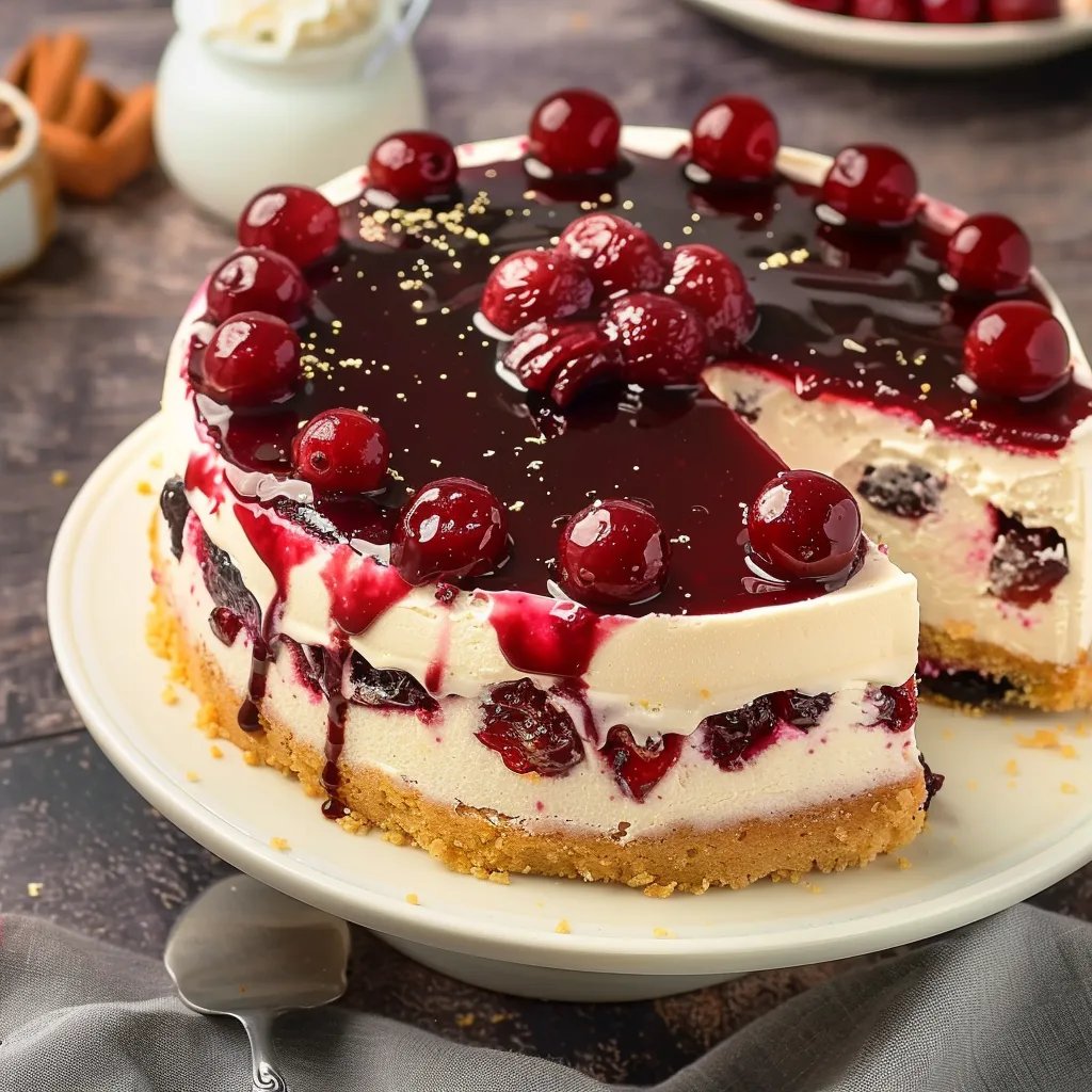 Spekulatius Kirsch Sahnetorte