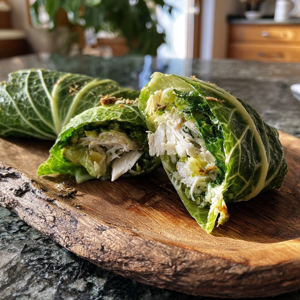 Schellfisch Wirsing Rolle gedünstet