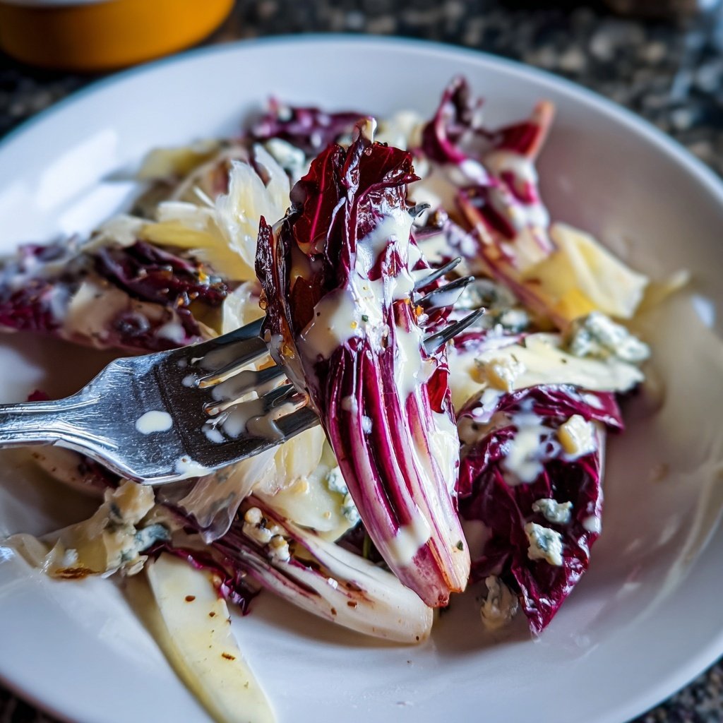 Radicchio Birnen Gorgonzola Salat