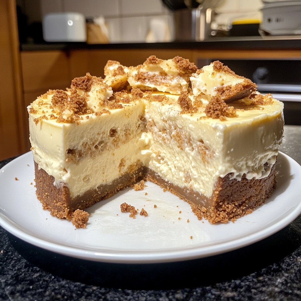 Würziger Spekulatius-Cheesecake ohne Backen