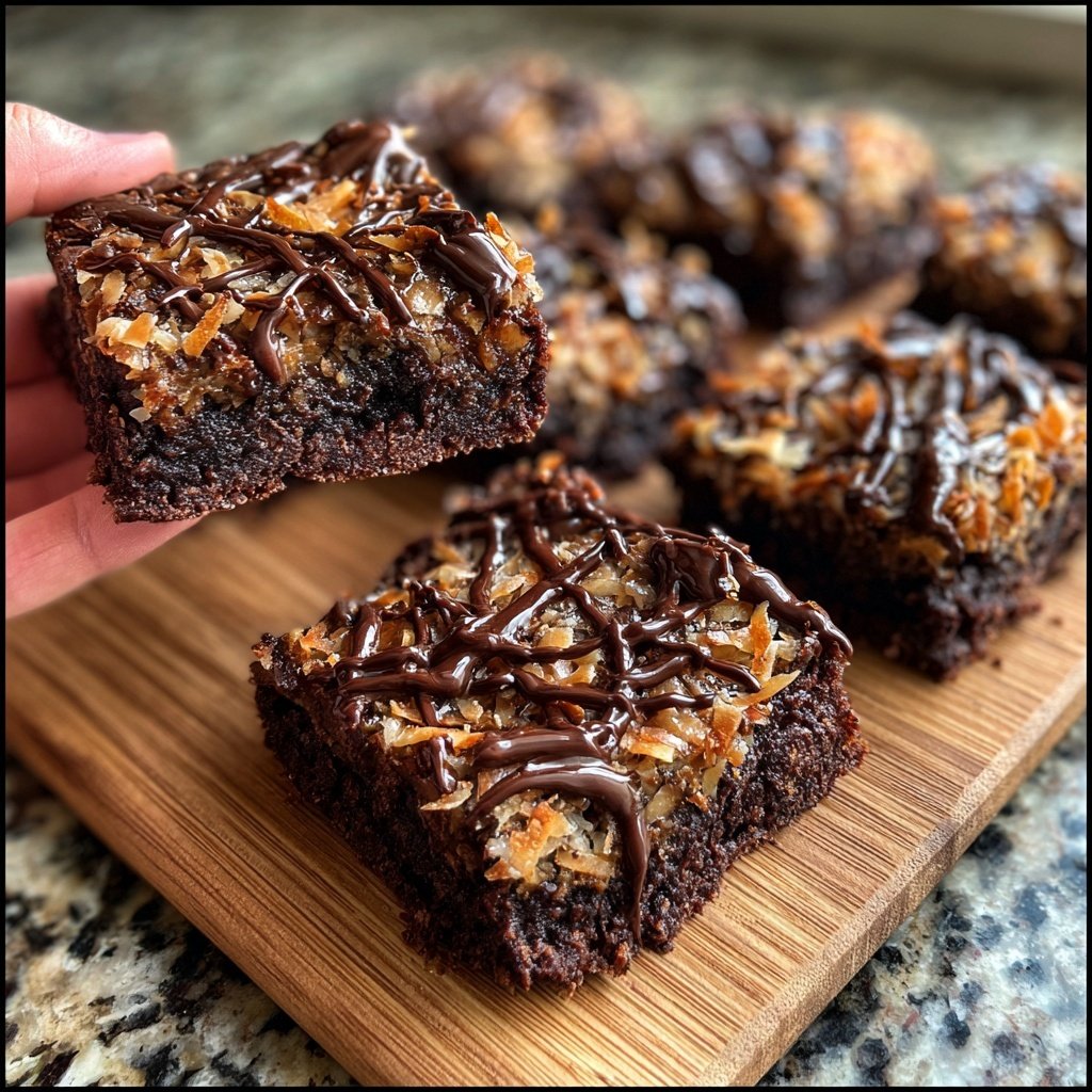 Kokosmakronen Brownies