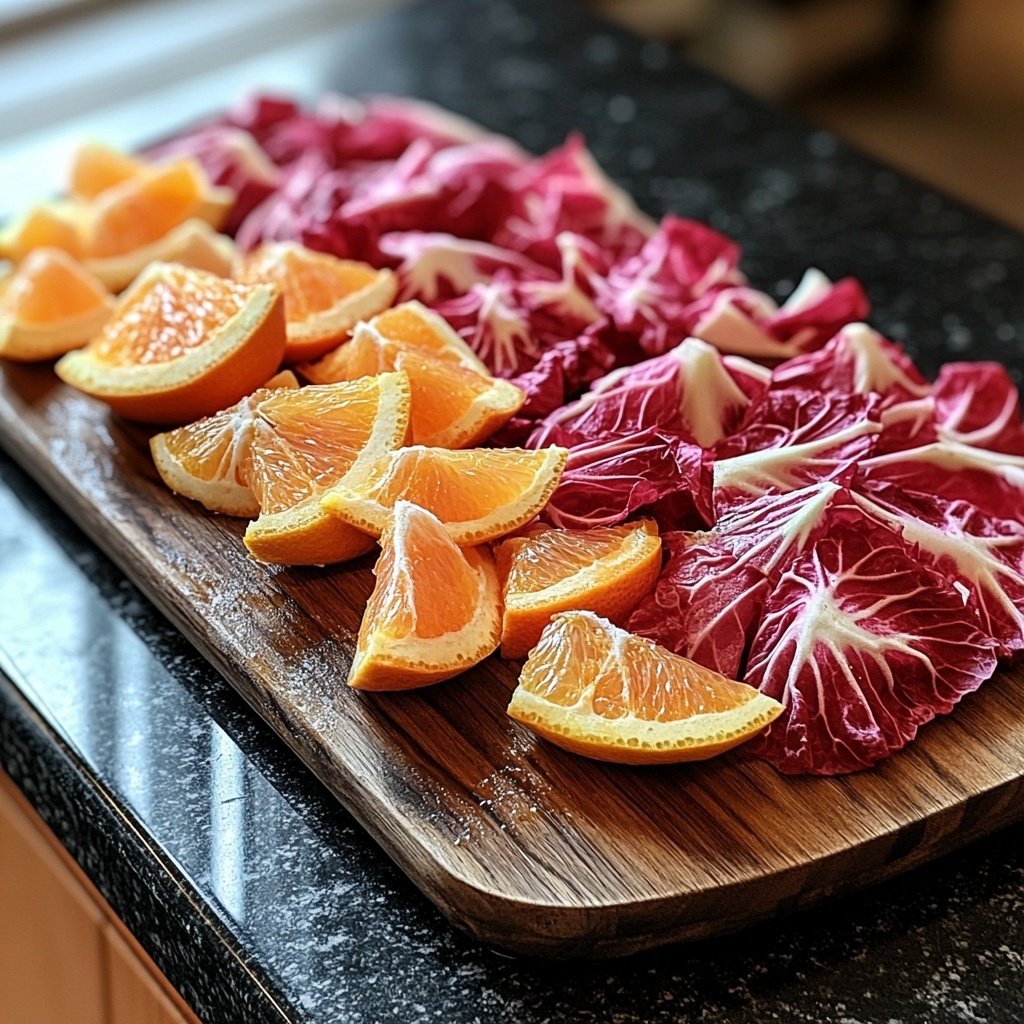 Radicchio mit Zitrusfrüchten