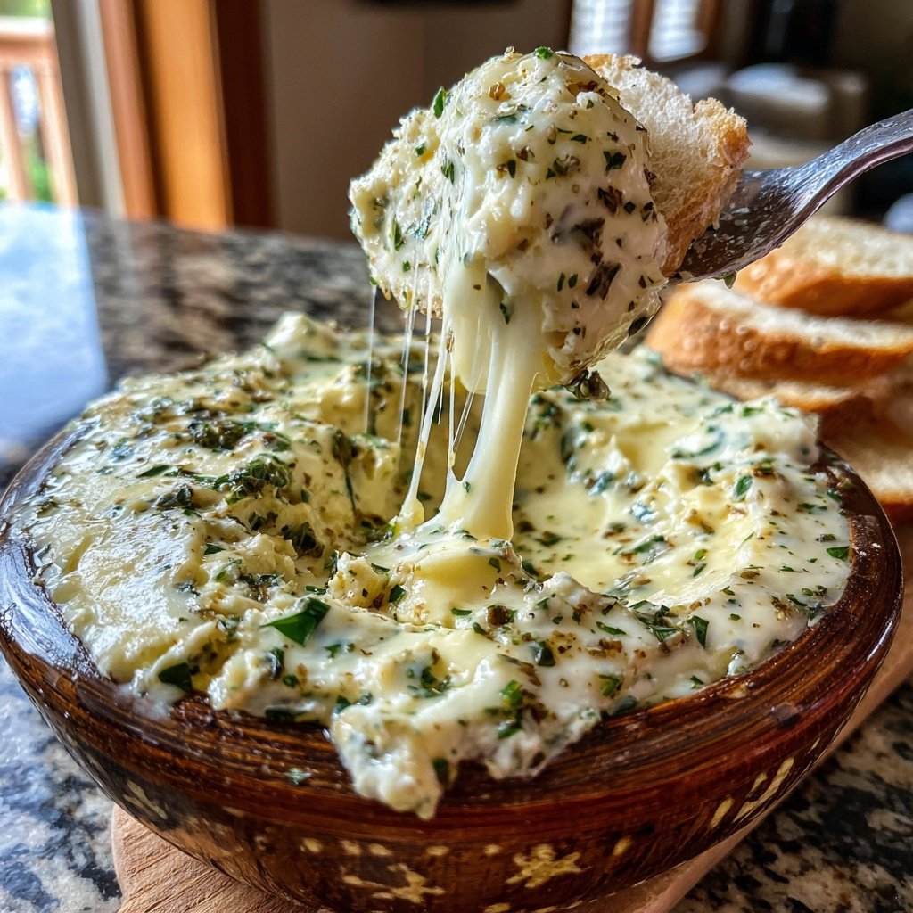 Herzhaftes Kräuter Fondue Vergnügen