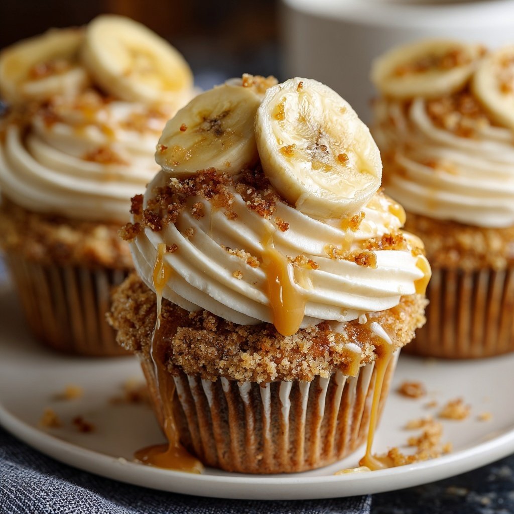 Bananen Creme Pie Cupcakes