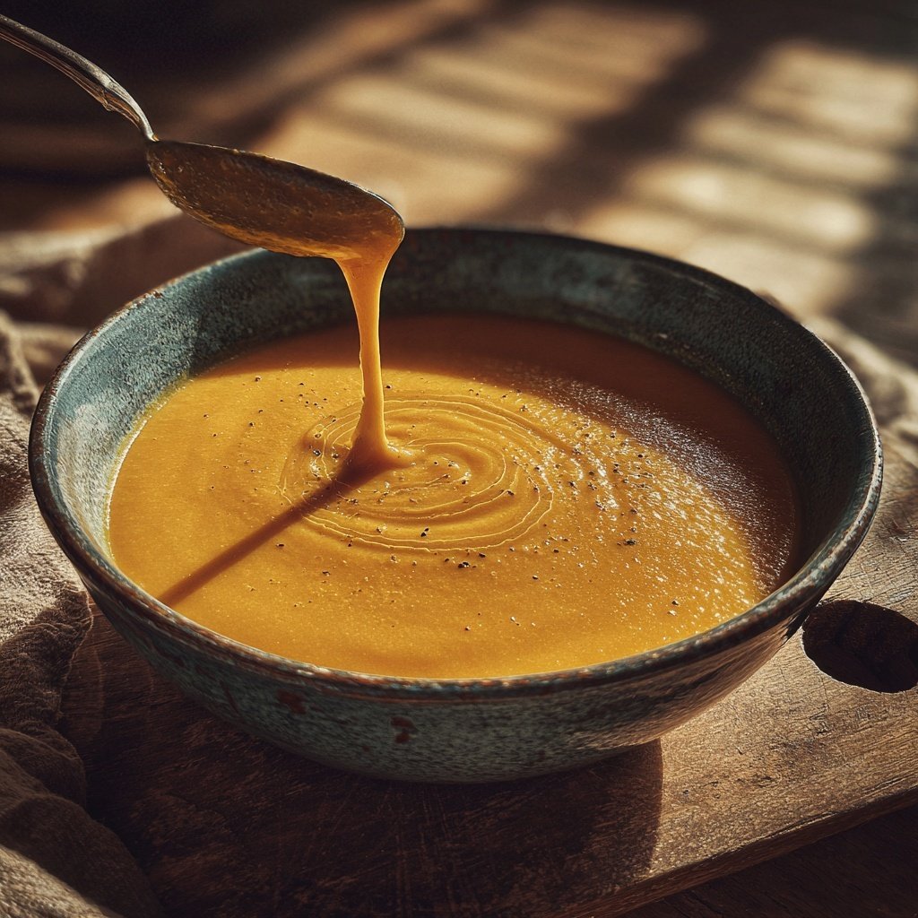 Linsensuppe mit Vanilleinfusion