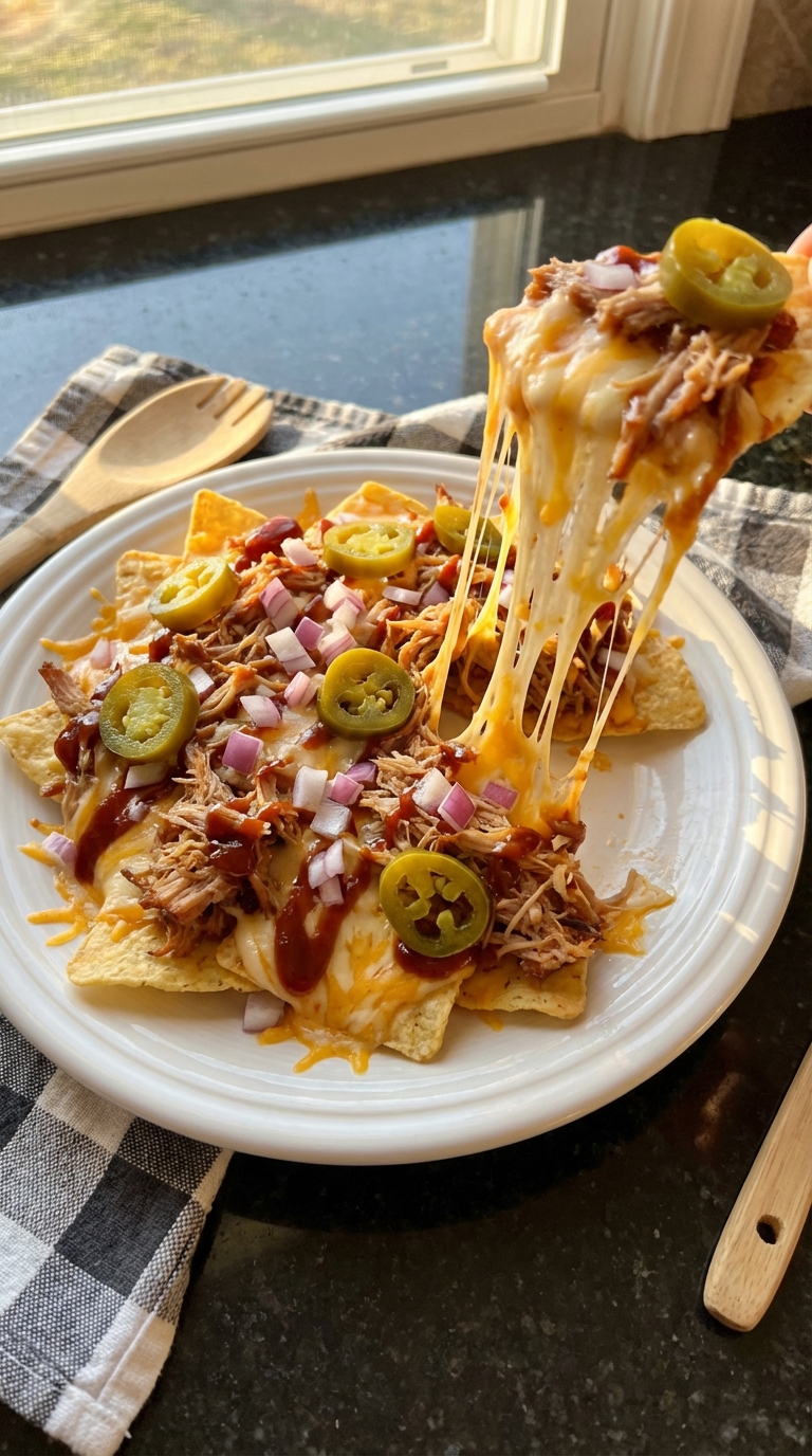 BBQ Pulled Pork Nachos​