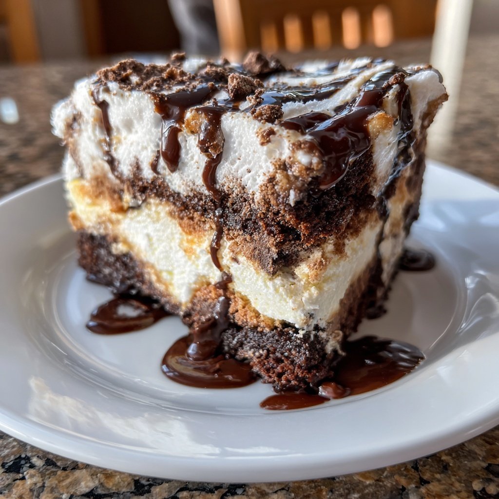 Pfiffiges Topfen Brownie Eisbecher