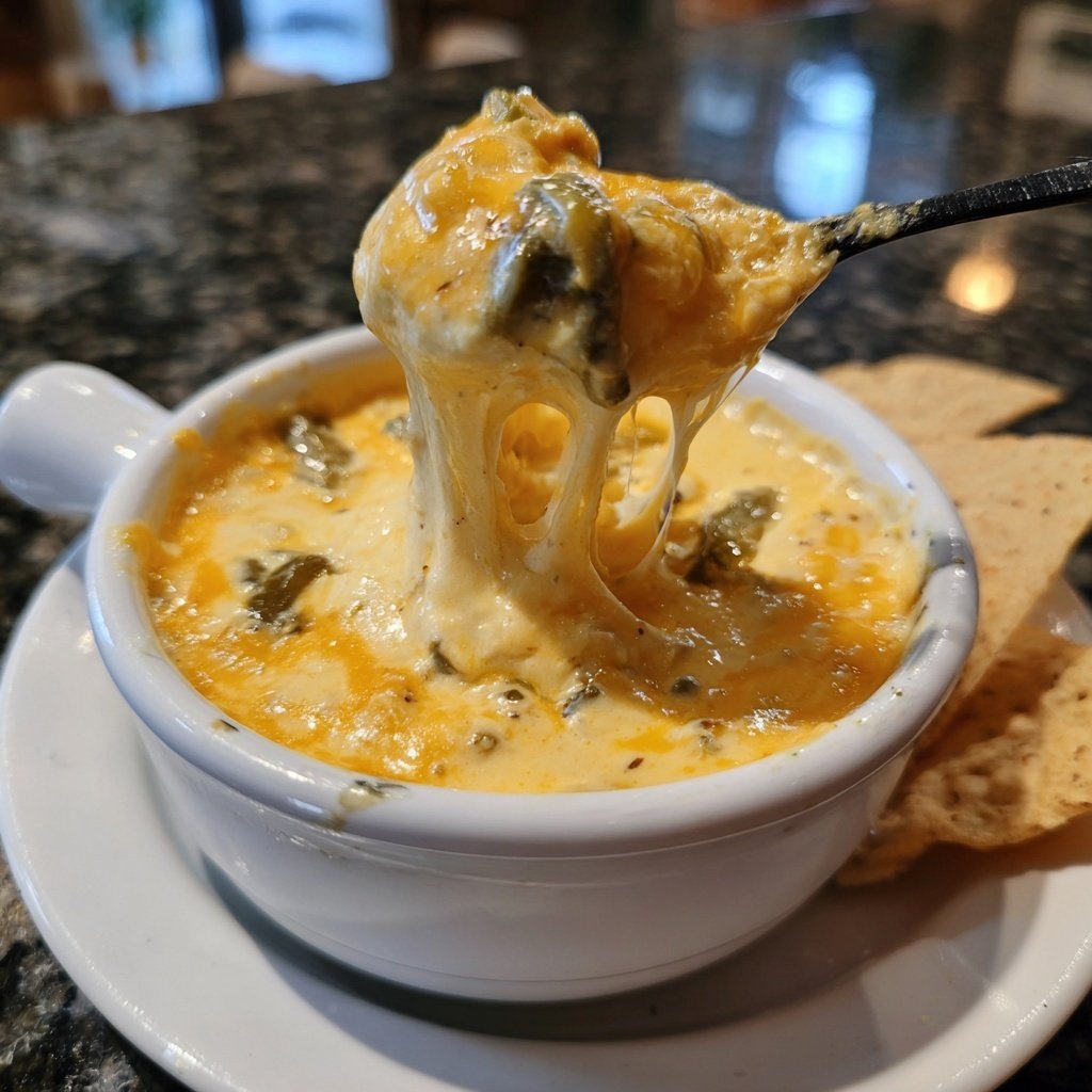 Cheddar Jalapeño Fondue Kreation