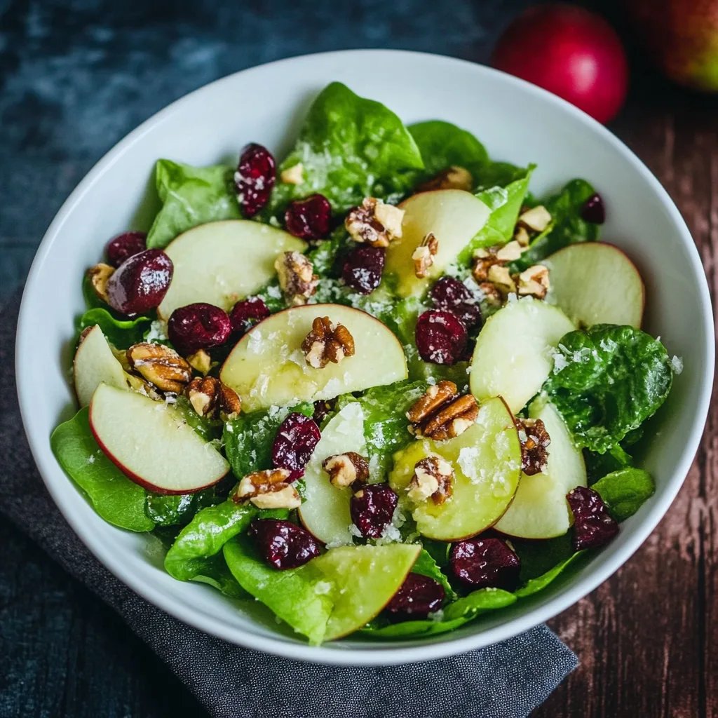 Erfrischender Apfel-Walnuss-Salat