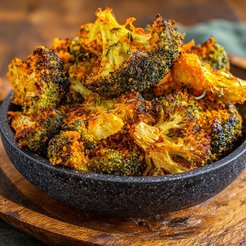 Lila Blumenkohl Orange Brokkoli Röstung