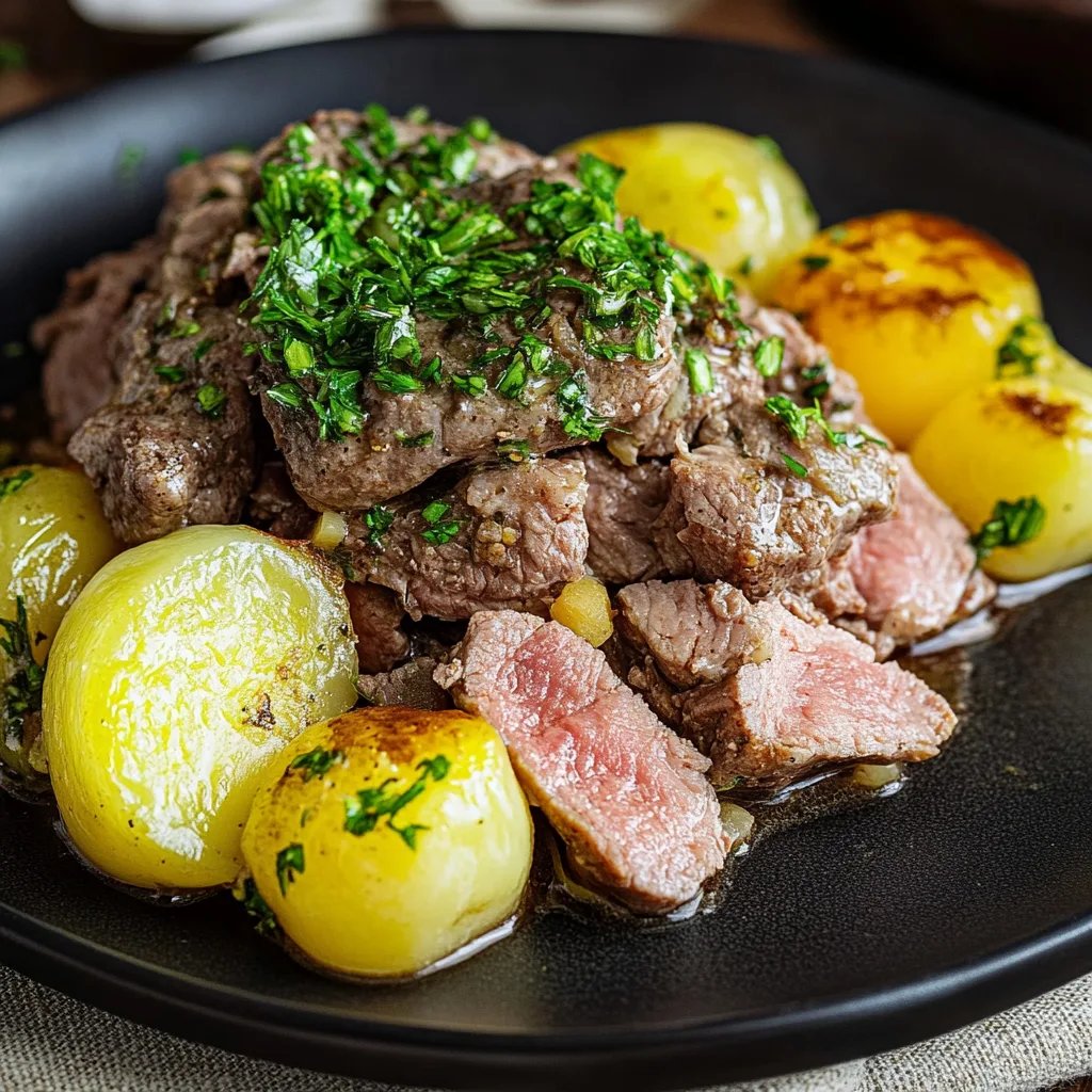 Schmorgurken mit Hackfleisch